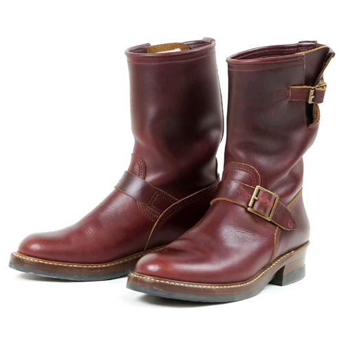 WABASH ENGINEER BOOTS / HORWEEN LEATHER CXL / BURGUNDY - Image 8