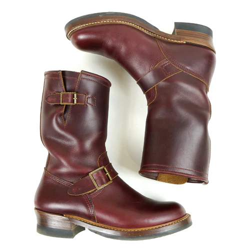 WABASH ENGINEER BOOTS / HORWEEN LEATHER CXL / BURGUNDY - Image 9