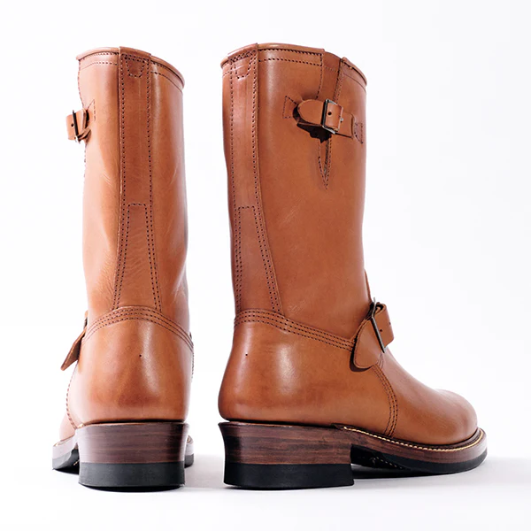 WABASH ENGINEER BOOTS / BADALASSI CARLO LEATHER / COGNAC - Image 6