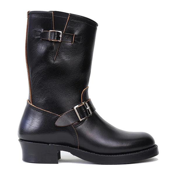 WABASH ENGINEER BOOTS / SHINKI HIKAKU HORSEBUTT / BLACK - Image 3