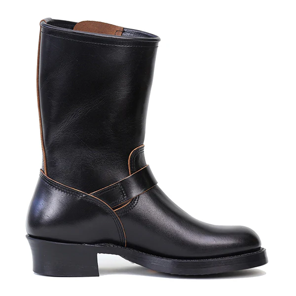 WABASH ENGINEER BOOTS / SHINKI HIKAKU HORSEBUTT / BLACK - Image 4