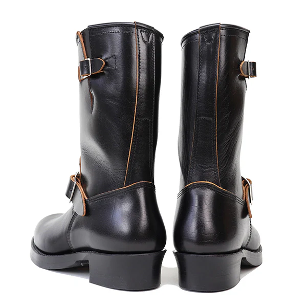 WABASH ENGINEER BOOTS / SHINKI HIKAKU HORSEBUTT / BLACK - Image 5