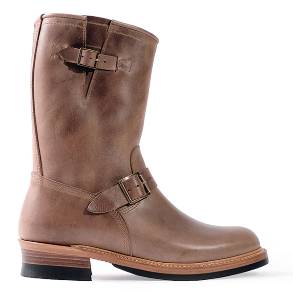 WABASH ENGINEER BOOTS / HORWEEN LEATHER CXL / NATURAL - Image 4