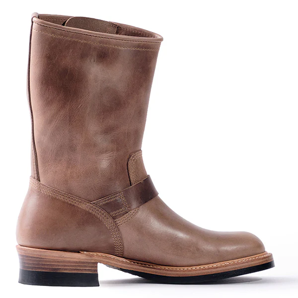 WABASH ENGINEER BOOTS / HORWEEN LEATHER CXL / NATURAL - Image 5