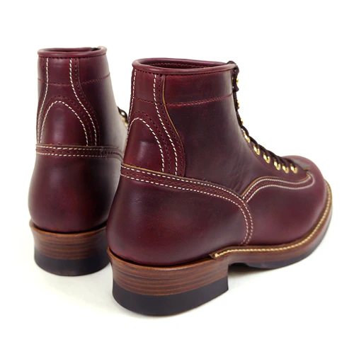 DONKEY PUNCHER BOOTS / HORWEEN LEATHER CXL / BURGUNDY - Image 3
