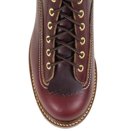 DONKEY PUNCHER BOOTS / HORWEEN LEATHER CXL / BURGUNDY - Image 4
