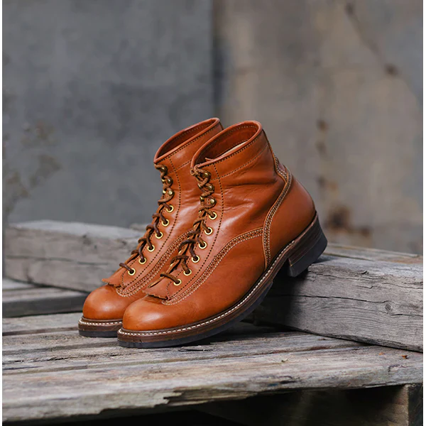 DONKEY PUNCHER BOOTS / BADALASSI CARLO LEATHER / COGNAC - Image 11