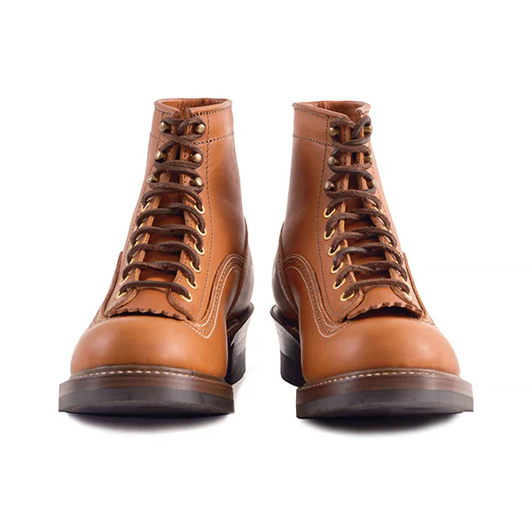 DONKEY PUNCHER BOOTS / BADALASSI CARLO LEATHER / COGNAC - Image 2