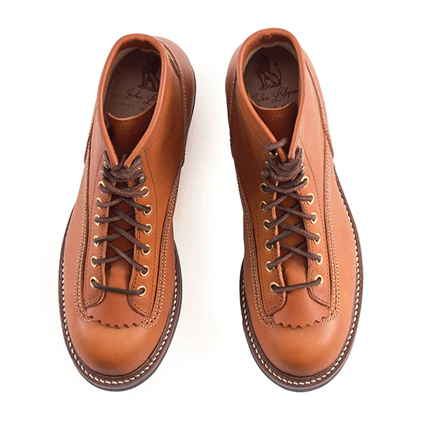 DONKEY PUNCHER BOOTS / BADALASSI CARLO LEATHER / COGNAC - Image 6