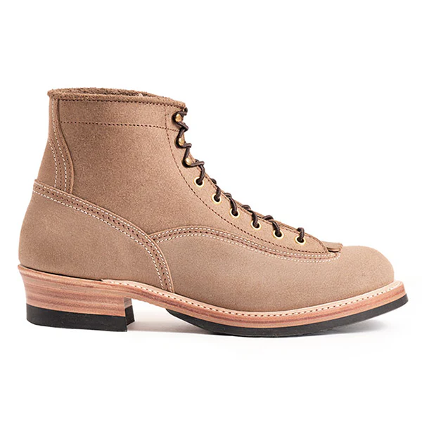DONKEY PUNCHER BOOTS / HORWEEN LEATHER CXL / NATURAL ROUGHOUT - Image 4
