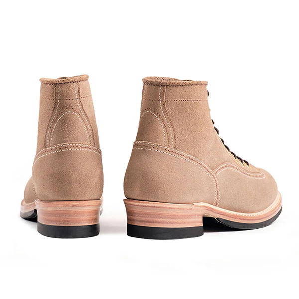 DONKEY PUNCHER BOOTS / HORWEEN LEATHER CXL / NATURAL ROUGHOUT - Image 5
