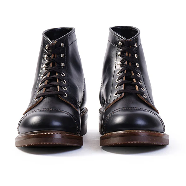 COMBAT BOOTS / HORWEEN LEATHER CXL / BLACK - Image 3