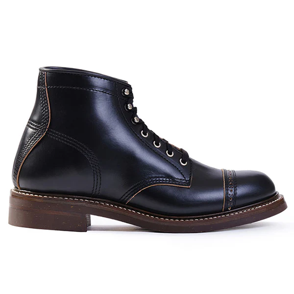 COMBAT BOOTS / HORWEEN LEATHER CXL / BLACK - Image 5