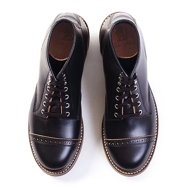 COMBAT BOOTS / HORWEEN LEATHER CXL / BLACK - Image 7
