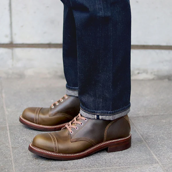 COMBAT BOOTS / HORWEEN LEATHER CXL / DARK OLIVE - Image 10