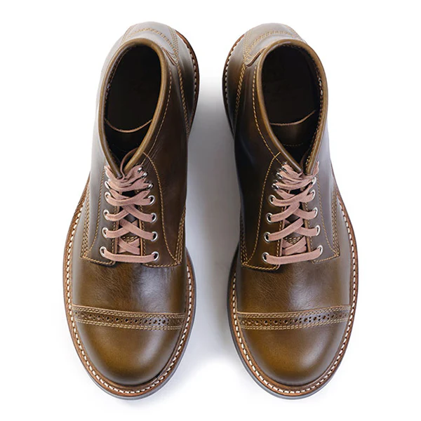 COMBAT BOOTS / HORWEEN LEATHER CXL / DARK OLIVE - Image 6