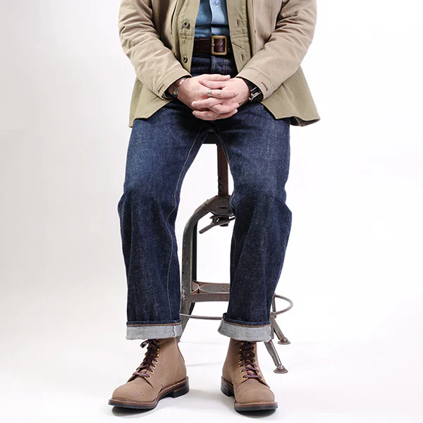 COMBAT BOOTS / HORWEEN LEATHER CXL / NATURAL ROUGHOUT - Image 10
