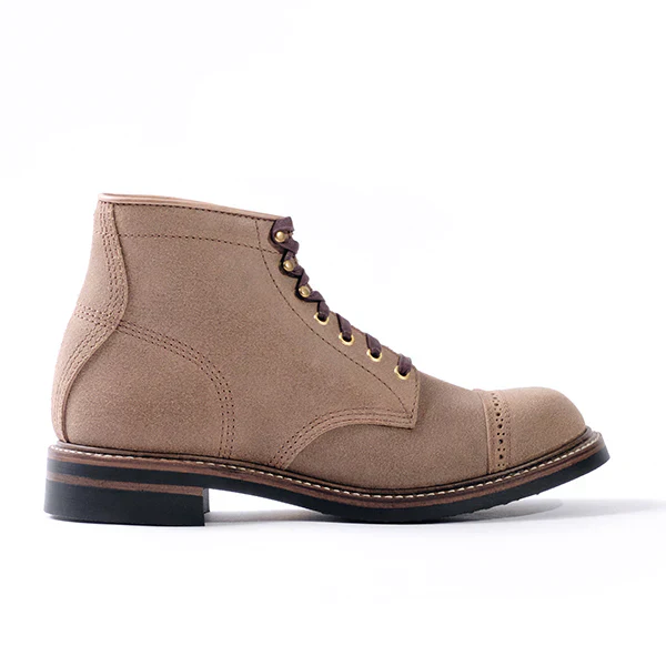 COMBAT BOOTS / HORWEEN LEATHER CXL / NATURAL ROUGHOUT - Image 4