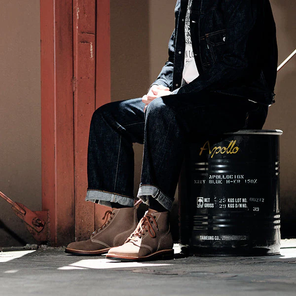 M-43 SERVICE SHOES / HORWEEN LEATHER CXL / NATURAL ROUGHOUT - Image 8