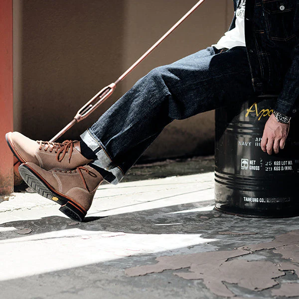 M-43 SERVICE SHOES / HORWEEN LEATHER CXL / NATURAL ROUGHOUT - Image 9