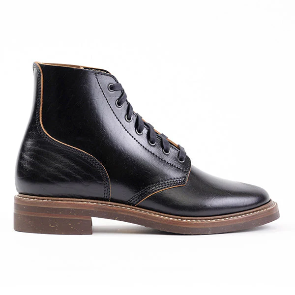 M-43 SERVICE SHOES / SHINKI HIKAKU BLACK / TEA-CORE HORSEBUTT - Image 4