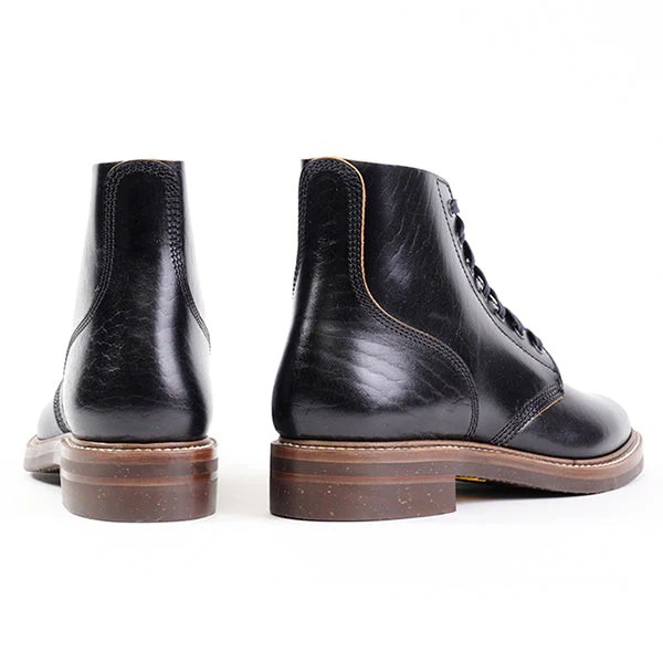 M-43 SERVICE SHOES / SHINKI HIKAKU BLACK / TEA-CORE HORSEBUTT - Image 5