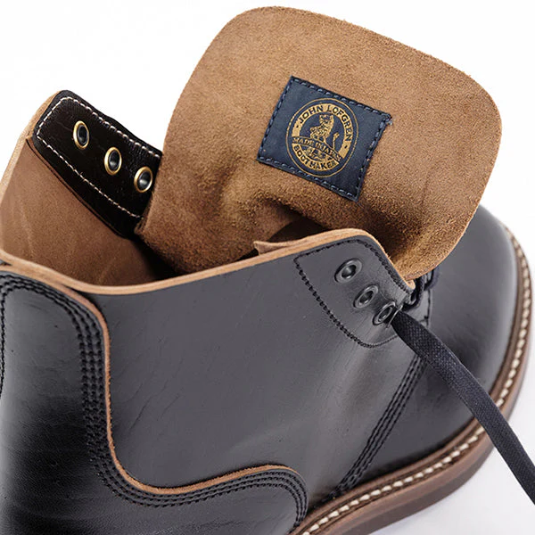 M-43 SERVICE SHOES / SHINKI HIKAKU BLACK / TEA-CORE HORSEBUTT - Image 9