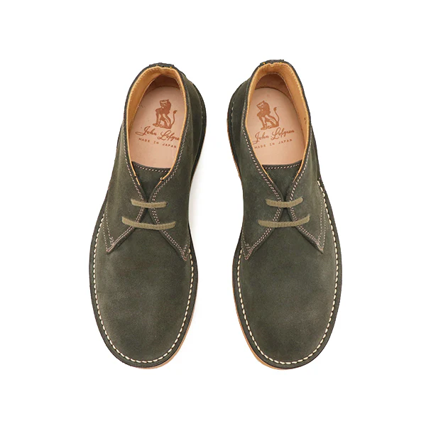 MILITARY DESERT BOOTS / JAPANESE SUEDE / OLIVE - Image 2