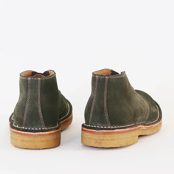 MILITARY DESERT BOOTS / JAPANESE SUEDE / OLIVE - Image 5