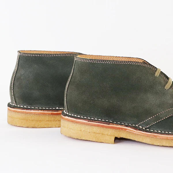 MILITARY DESERT BOOTS / JAPANESE SUEDE / OLIVE - Image 6