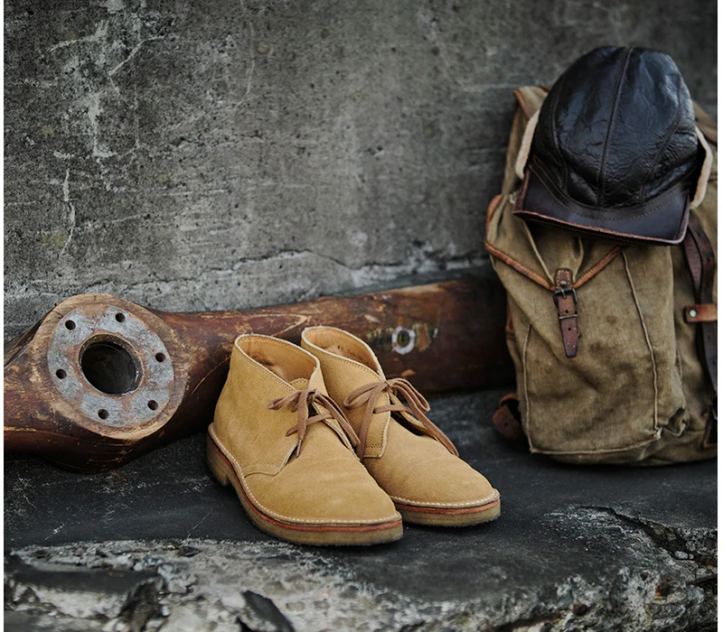 MILITARY DESERT BOOTS / JAPANESE SUEDE / SAND - Image 7