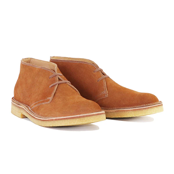 MILITARY DESERT BOOTS / JAPANESE SUEDE / TOBACCO