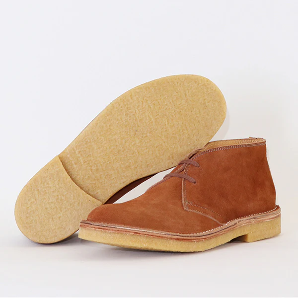 MILITARY DESERT BOOTS / JAPANESE SUEDE / TOBACCO - Image 3