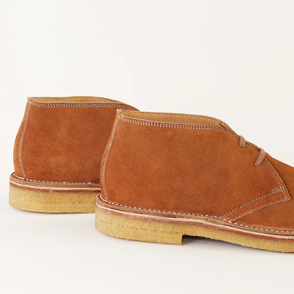MILITARY DESERT BOOTS / JAPANESE SUEDE / TOBACCO - Image 6