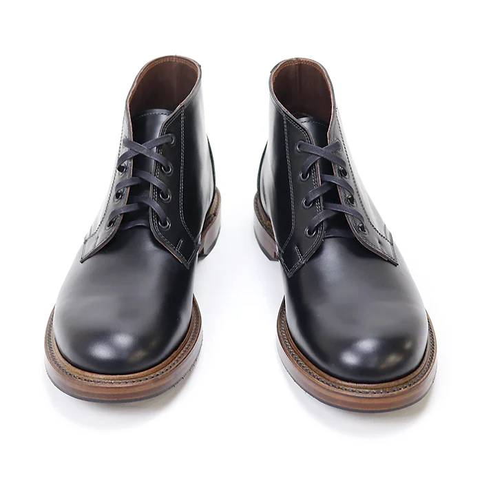 THE STEADFAST CHUKKA BOOTS / CALFSKIN / BLACK - Image 3