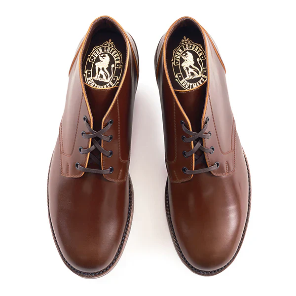 THE STEADFAST CHUKKA BOOTS / SHINKI HIKAKU SHELL CORDOVAN / COGNAC - Image 4