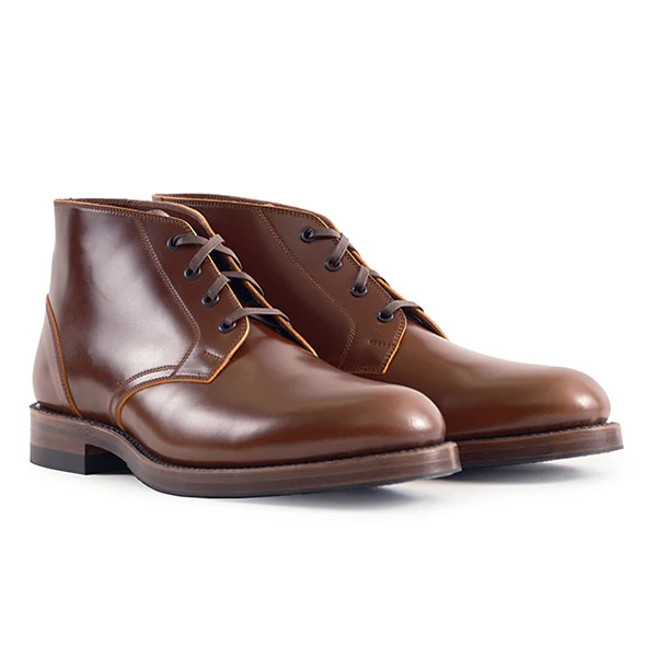 PRE-ORDER 2026 / THE STEADFAST CHUKKA BOOTS / SHINKI HIKAKU SHELL CORDOVAN / COGNAC
