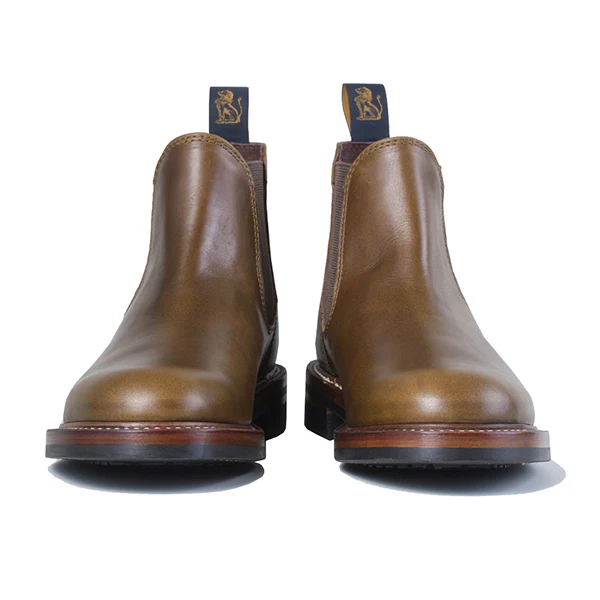 CHELSEA BOOTS / HORWEEN LEATHER CXL / DARK OLIVE - Image 2