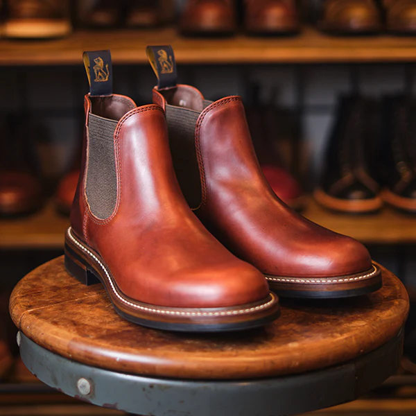 CHELSEA BOOTS / HORWEEN LEATHER CXL / TIMBER - Image 6