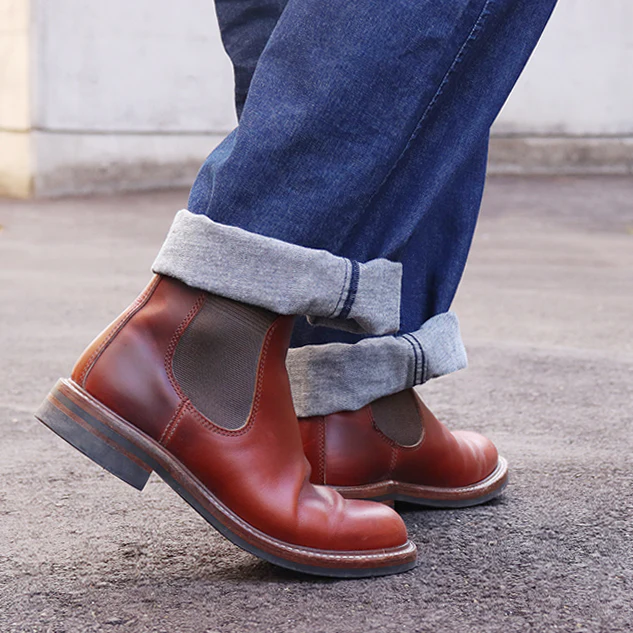 CHELSEA BOOTS / HORWEEN LEATHER CXL / TIMBER - Image 7