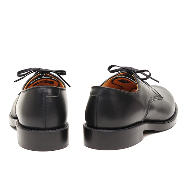 USN LOW QUARTER SHOES / FRENCH CALFSKIN / BLACK - Image 4