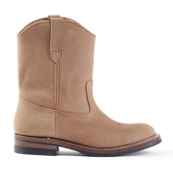 DUKE ROPER BOOTS / HORWEEN LEATHER CXL / NATURAL ROUGHOUT - Image 4