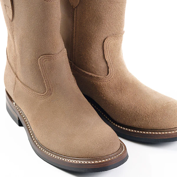 DUKE ROPER BOOTS / HORWEEN LEATHER CXL / NATURAL ROUGHOUT - Image 9