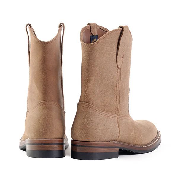 PRE-ORDER 2026 / DUKE ROPER BOOTS / HORWEEN LEATHER CXL / NATURAL ROUGHOUT - Image 5