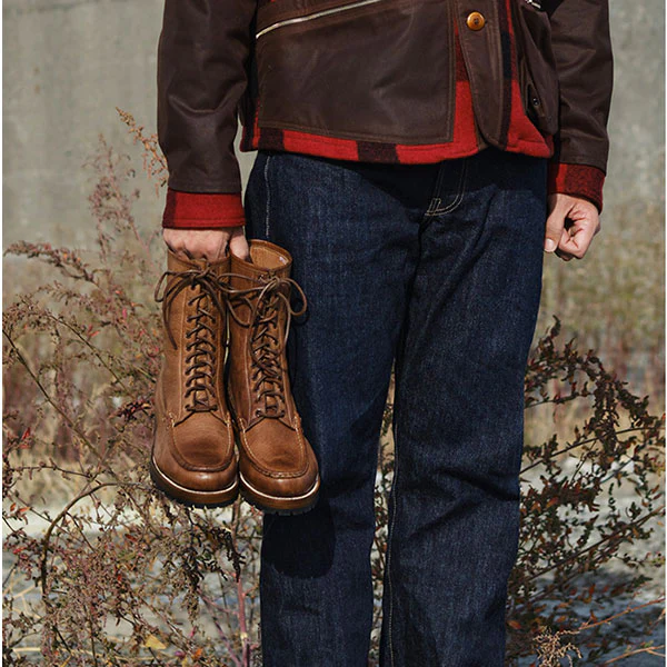 MOHAWK MOCCASIN BOOTS / EZO DEERSKIN / BURNT MOCHA - Image 10