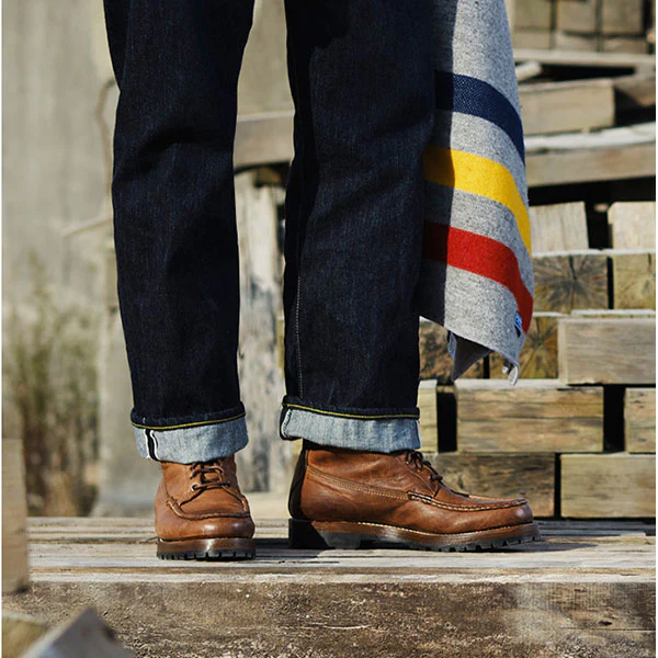 MOHAWK MOCCASIN BOOTS / EZO DEERSKIN / BURNT MOCHA - Image 12