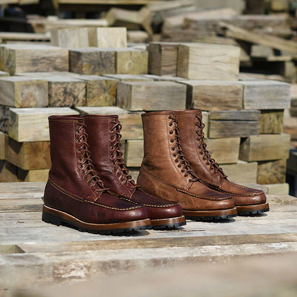 MOHAWK MOCCASIN BOOTS / EZO DEERSKIN / BURNT MOCHA - Image 13