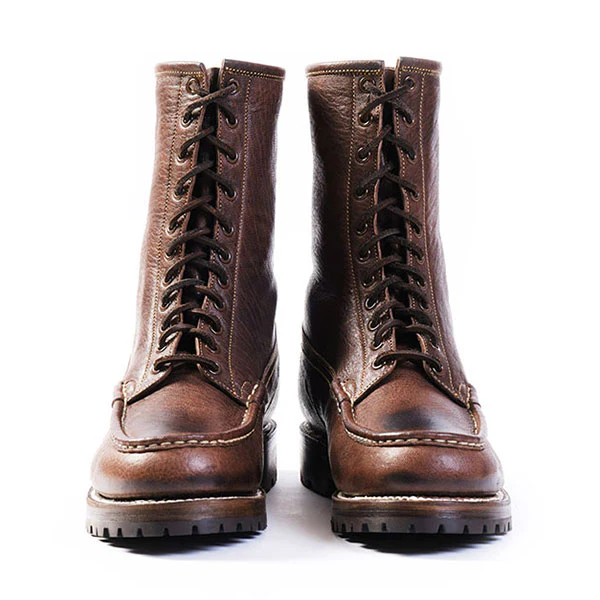 MOHAWK MOCCASIN BOOTS / EZO DEERSKIN / BURNT MOCHA - Image 2