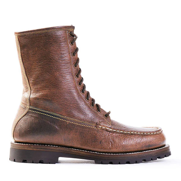 MOHAWK MOCCASIN BOOTS / EZO DEERSKIN / BURNT MOCHA - Image 4