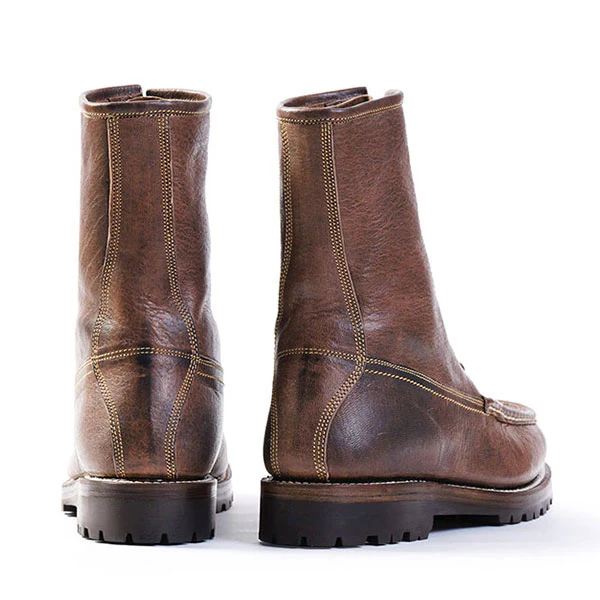 MOHAWK MOCCASIN BOOTS / EZO DEERSKIN / BURNT MOCHA - Image 5